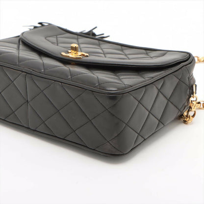 Chanel Black Mini Lambskin Tassel Bag With Gold Hardware