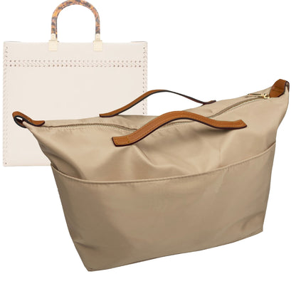 Organizer for [Sunshine Medium, Fendi] Bag Insert (Nylon, Zip Cover with Handle)