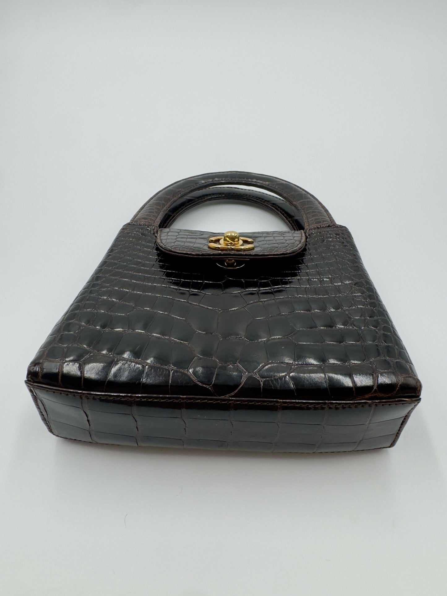 Chanel Kelly Leather Gold Shoulder Bag