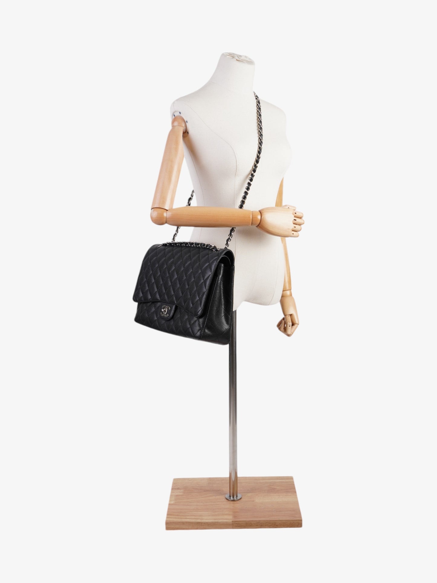 Chanel Caviar Black Shoulder Bag Style 7