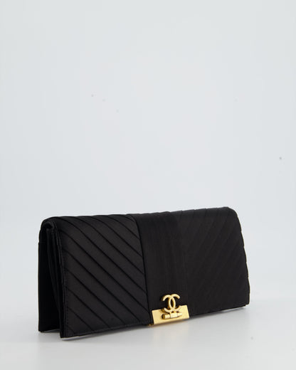Chanel Black Gold Luxury Clutch