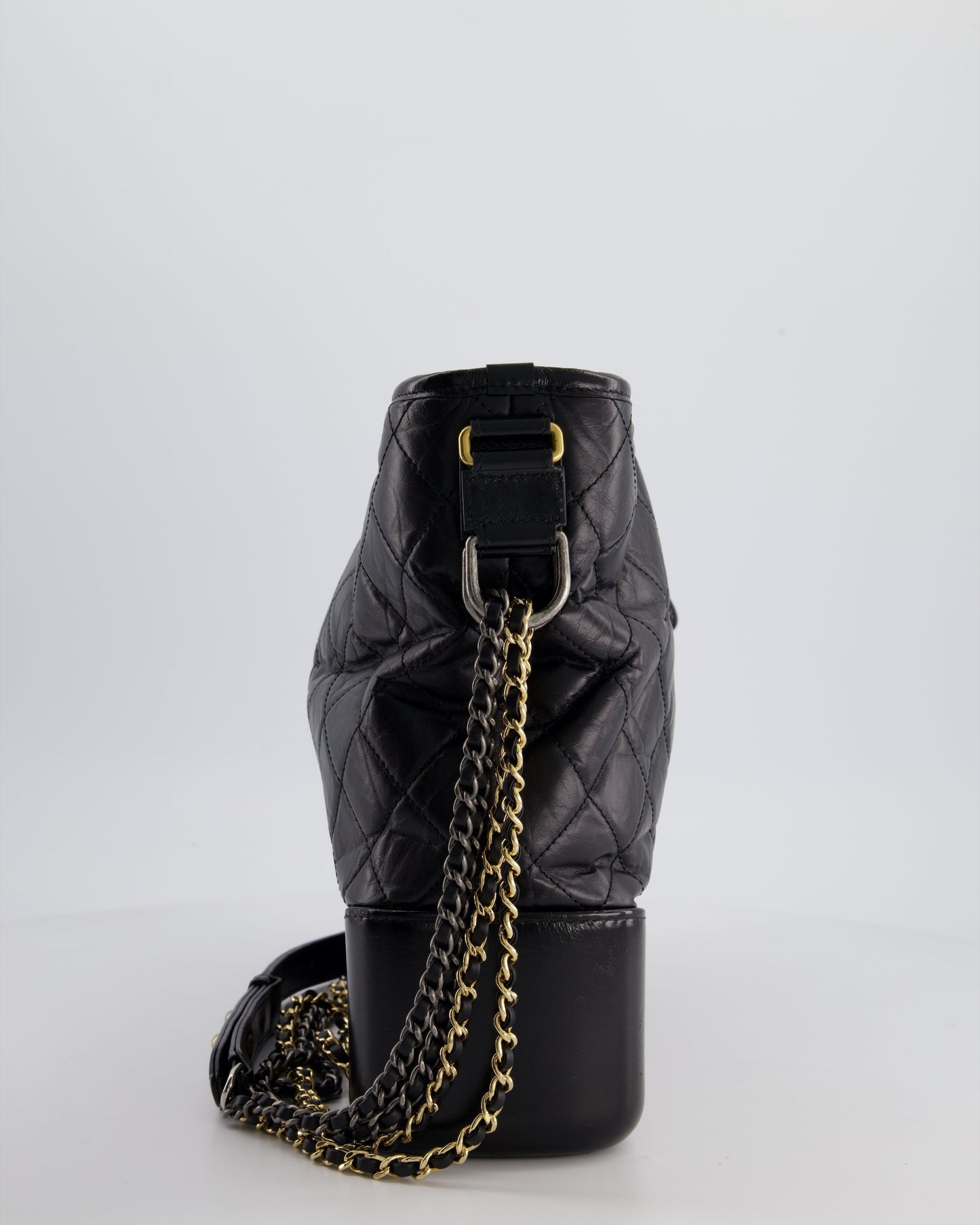 Chanel Gabrielle Large Lambskin Leather Black Handbag