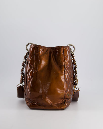 Chanel Leather Silver Luxury Tote Style
