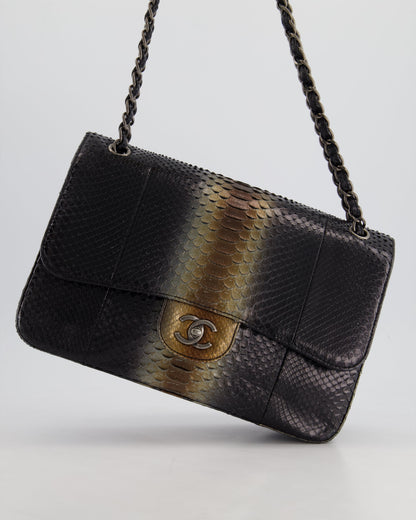 Chanel Flap Classic Leather Black Brown Shoulder Bag