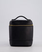 Chanel Black Leather Vanity Case with 24K Gold Hardware