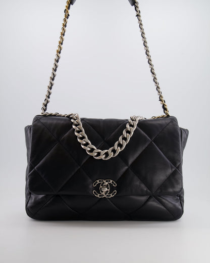 Chanel Quilted Leather Black Handbag