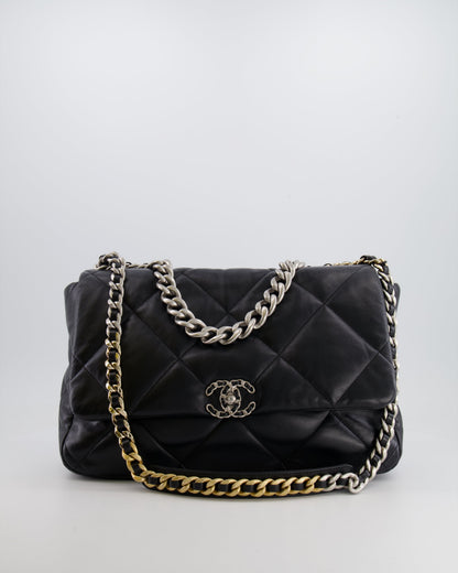 Chanel Quilted Leather Black Handbag