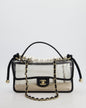 Chanel Flap Medium Black Gold Pearl Shoulder Bag