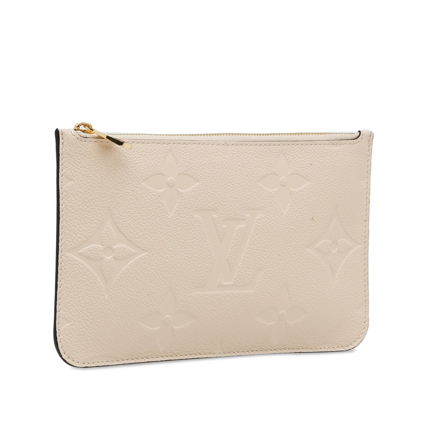 Brown Louis Vuitton Monogram Empreinte Neverfull Pouch