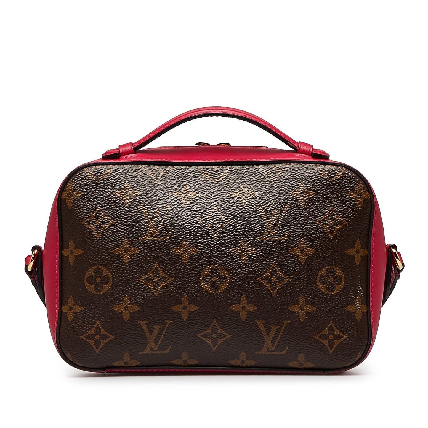 Brown Louis Vuitton Monogram Saintonge Satchel