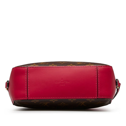 Brown Louis Vuitton Monogram Saintonge Satchel