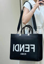 Fendi Sunshine leather tote bag