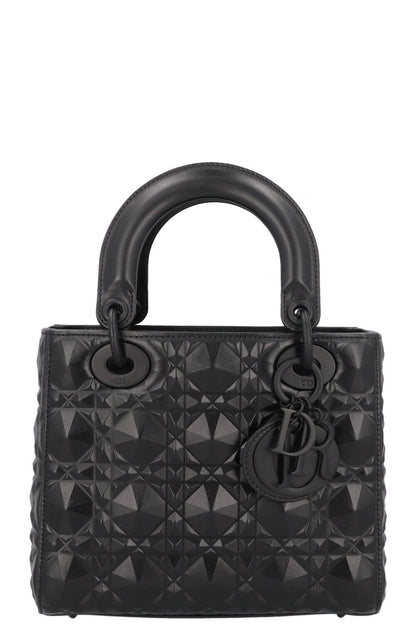 Christian Dior Small Lady Dior My Abcdior Bag Black