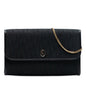 Black Dior Diorissimo Trotter Canvas Chain Shoulder Bag