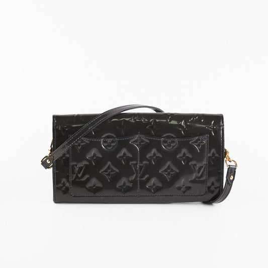Louis Vuitton Vernis Cluch Bag Black