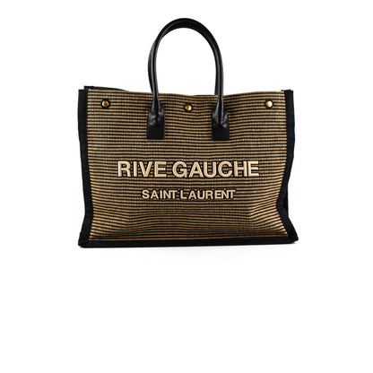 Saint Laurent Luxury Leather Black Tote Bag