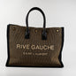 Saint Laurent Luxury Leather Black Tote Bag