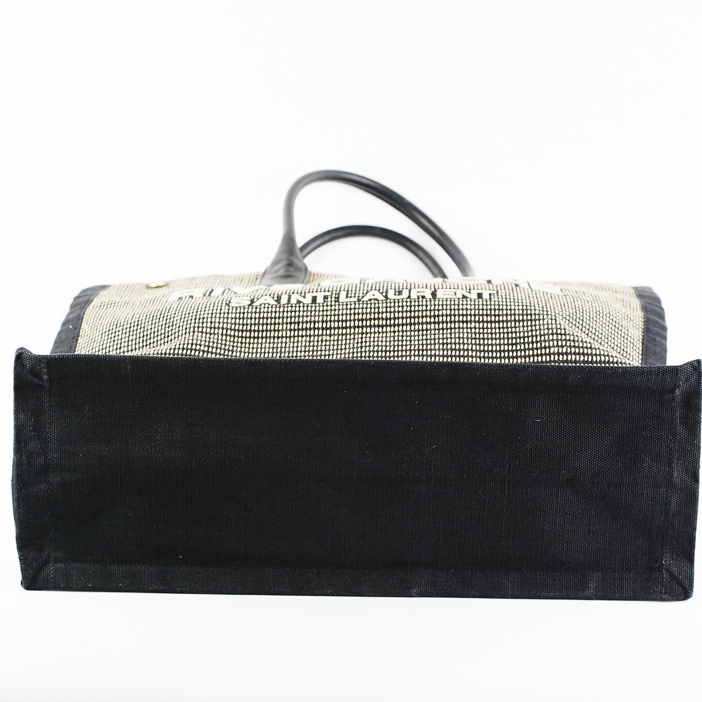 Saint Laurent Luxury Leather Black Tote Bag