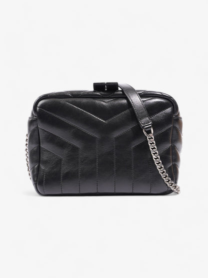 Saint Laurent Loulou Bowling Bag Black Calfskin Leather Small