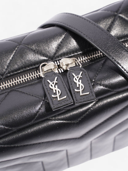 Saint Laurent Loulou Bowling Bag Black Calfskin Leather Small