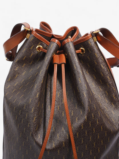Saint Laurent Le Long Bucket Bag Monogram Canvas
