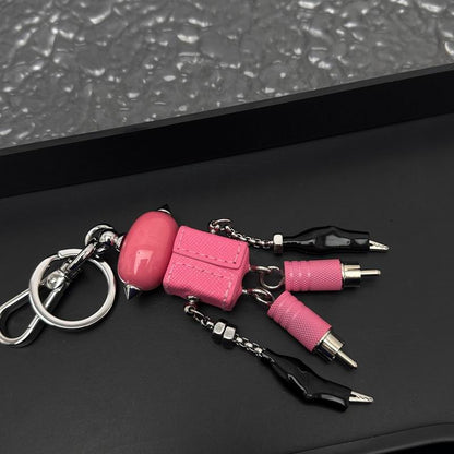 Prada Robot Keychain Keyring Bag Charm