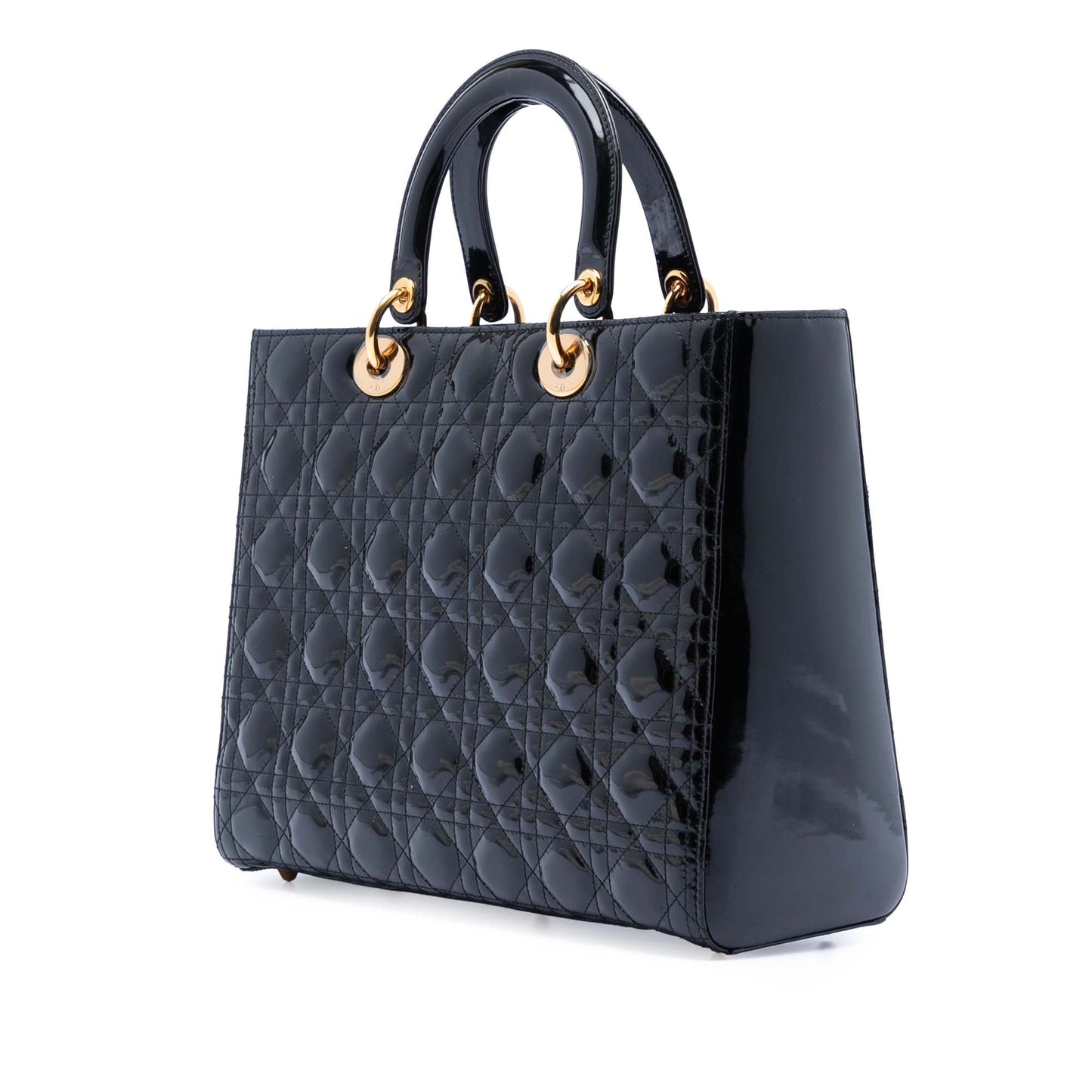 Dior Lady Dior Cannage Black Handbag Style 6