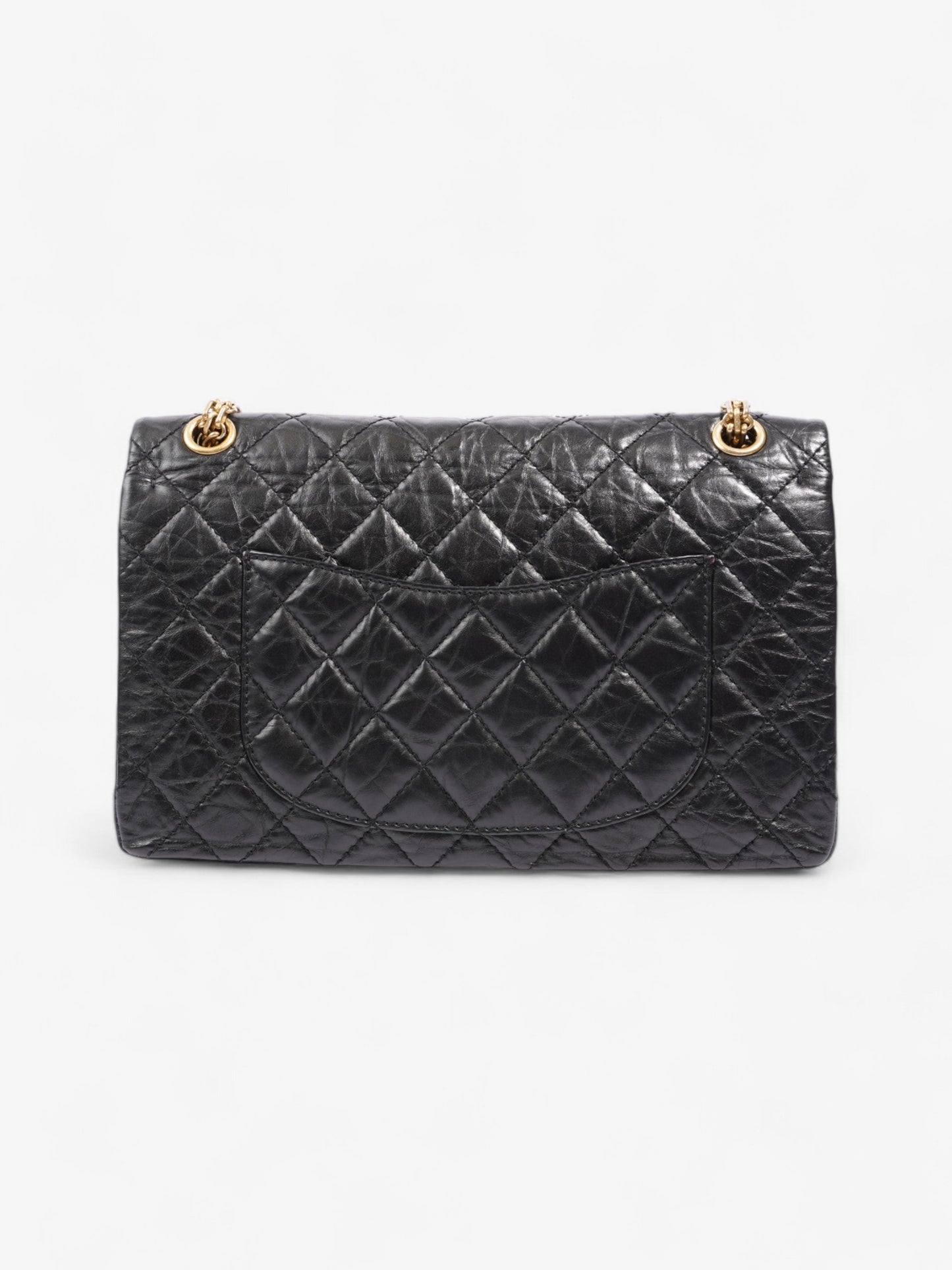 Chanel 2 55 Reissue Black Calfskin Leather