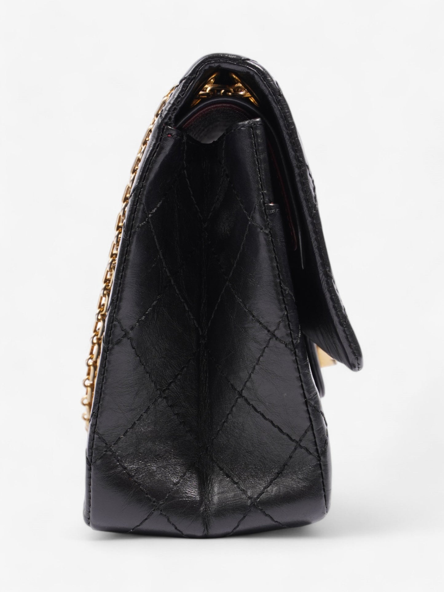 Chanel 2 55 Reissue Black Calfskin Leather