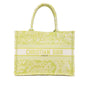 Green Dior Medium Canvas Embroidered Dioriviera Toile De Jouy Book Tote