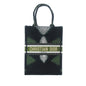 Green Dior Tie Dye Vertical Book Tote