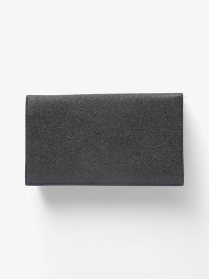 Saint Laurent Uptown Leather Black Clutch Style 4