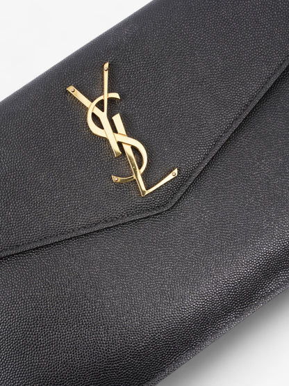 Saint Laurent Uptown Leather Black Clutch Style 4