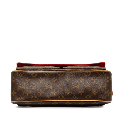 Brown Louis Vuitton Monogram Viva Cite MM Shoulder Bag