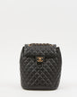 Chanel Black Lambskin Quilted Urban Spirit Backpack