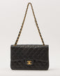 Chanel Black Caviar Quilted Jumbo Double Flap Bag GHW