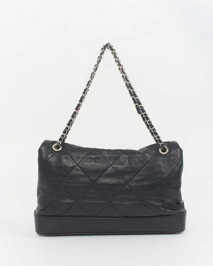 Chanel Black Lambskin Ultimate Stitch Structured Shoulder Bag