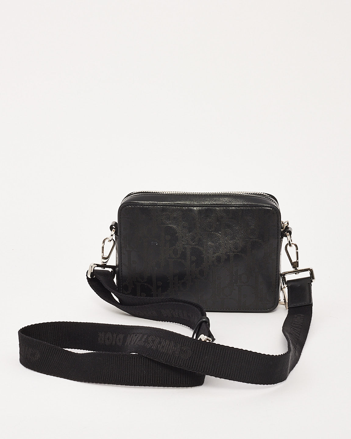 Dior Leather Canvas Crossbody Bag