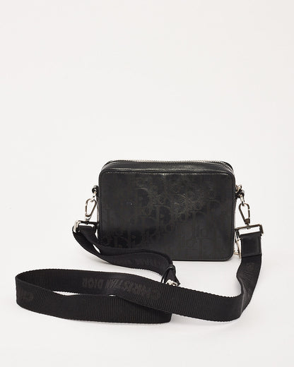 Dior Leather Canvas Crossbody Bag