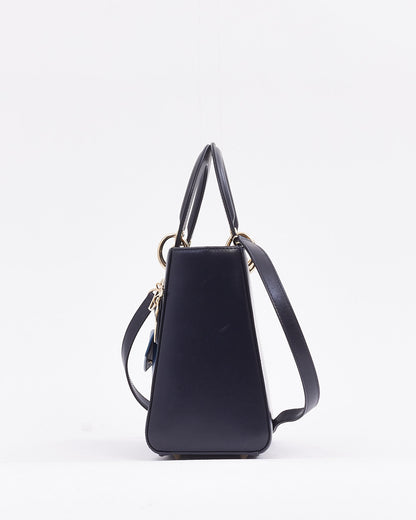 Dior Lady Dior Leather Clutch Bag
