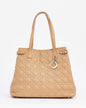 Dior Leather Canvas Tote Bag