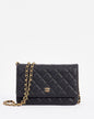 Chanel WOC Caviar Leather Black Gold Chain Crossbody
