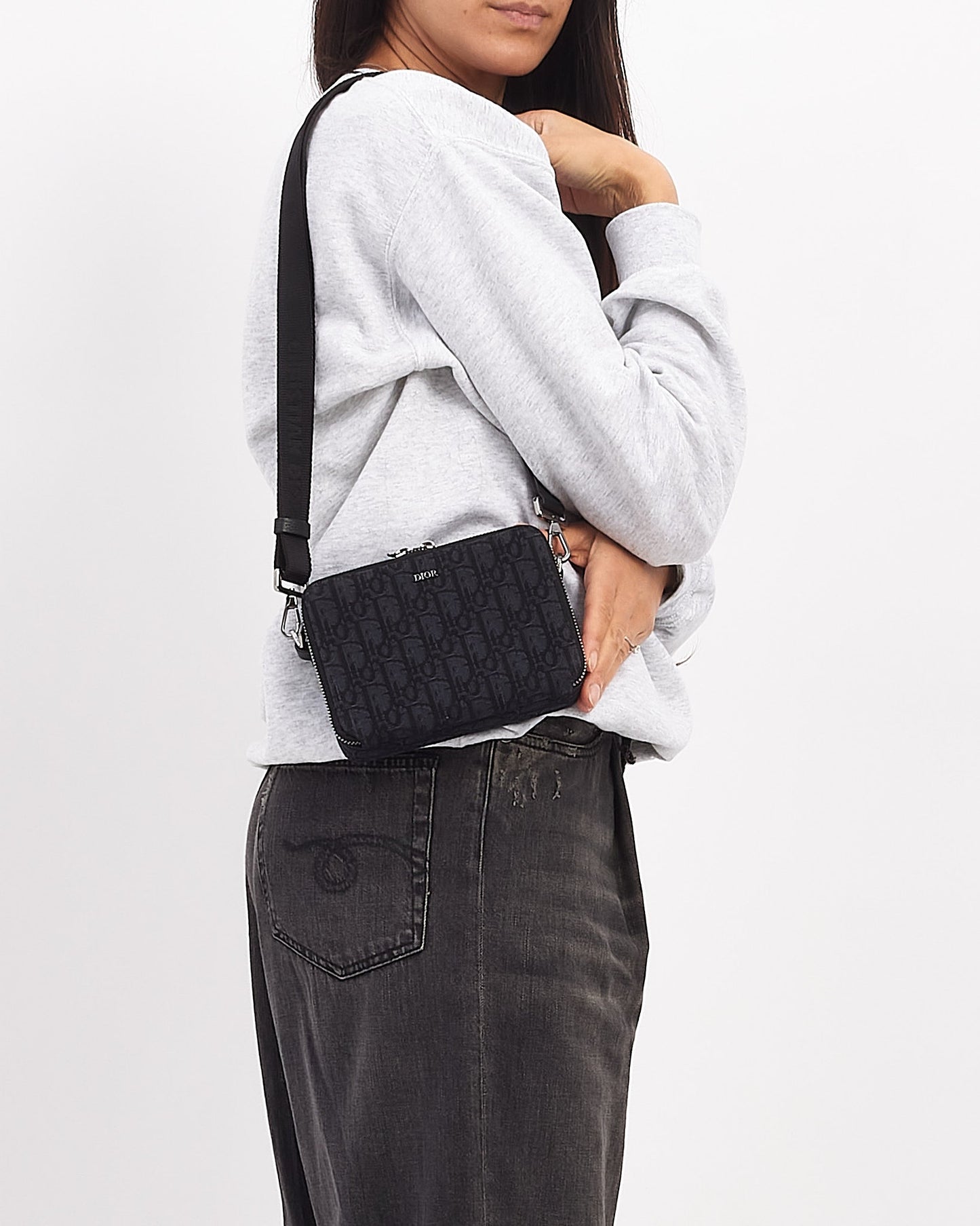 Dior Canvas Clutch Bag