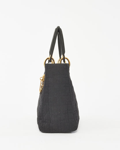Dior Lady Dior Canvas Tote Bag