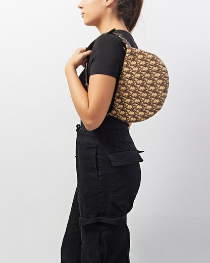 Dior Monogram Canvas Shoulder Bag