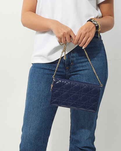 Dior Lady Dior Chain Leather Crossbody Bag