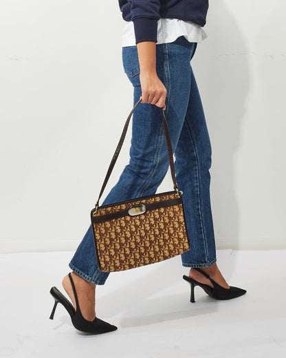 Dior Canvas Shoulder Bag