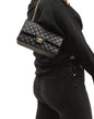 Chanel Black Lambskin Quilted Medium Classic Double Flap Bag