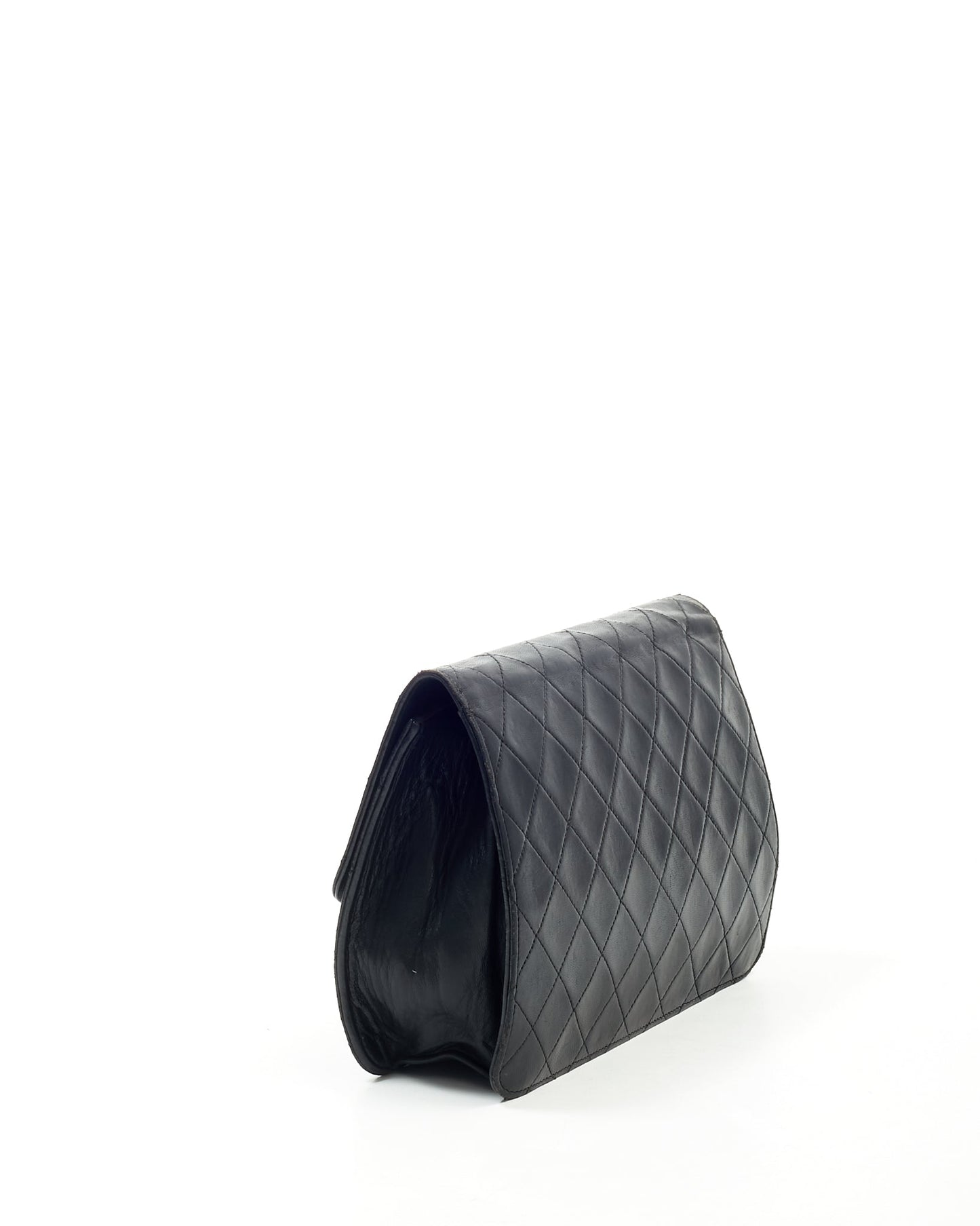 Chanel Black Lambskin Coco Flap Chain Bag