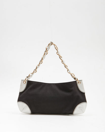 Chanel Black CC Stitch Shoulder Bag
